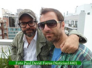 Kevin Johansen y Liniers (Foto Paul David Focus - Noticias1440 A003)